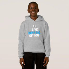 I Live thinking of you football T Shirt