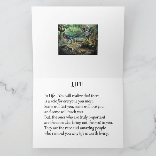 I livet.. kommer du att inse.. kort (Inuti)