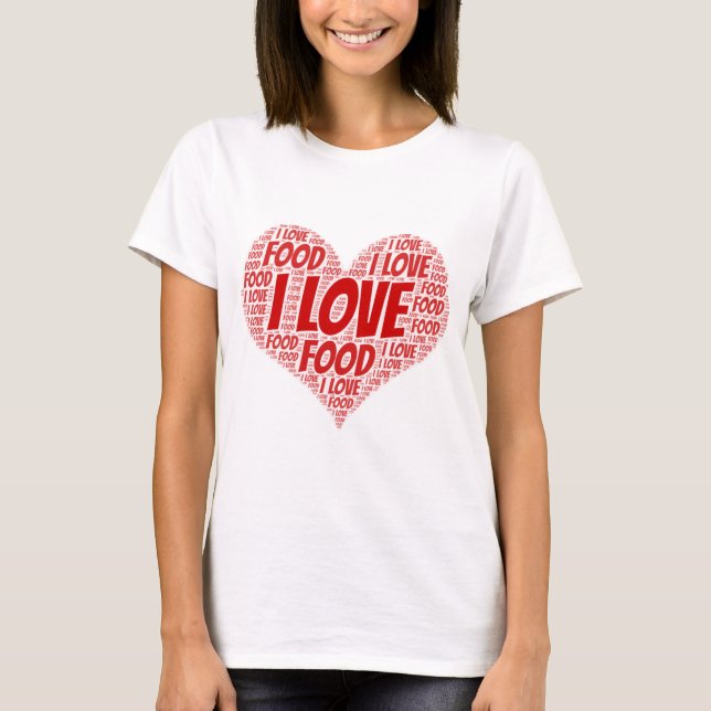 I ❤️ LIVSMEDEL I KÄRLEK LIVSMEDEL I HJÄRTA LIVSMED T SHIRT (Framsida)