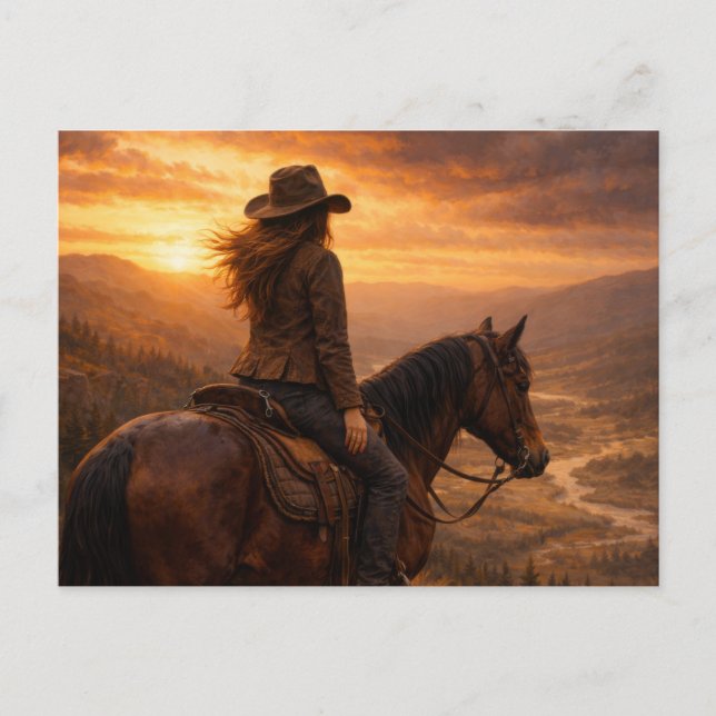 I ljuset | Hästkonst | Vykort (Framsida)