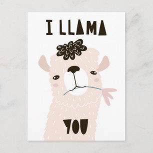 I Llama You Vykort