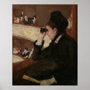I Loge by Mary Cassatt Poster