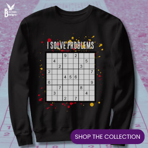 I Lös problem SUDOKU T Shirt