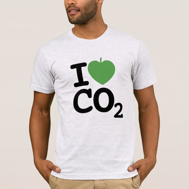 I Löv CO2 - Koldioxid Kärlek Gardener Manar T Shirt (Framsida)