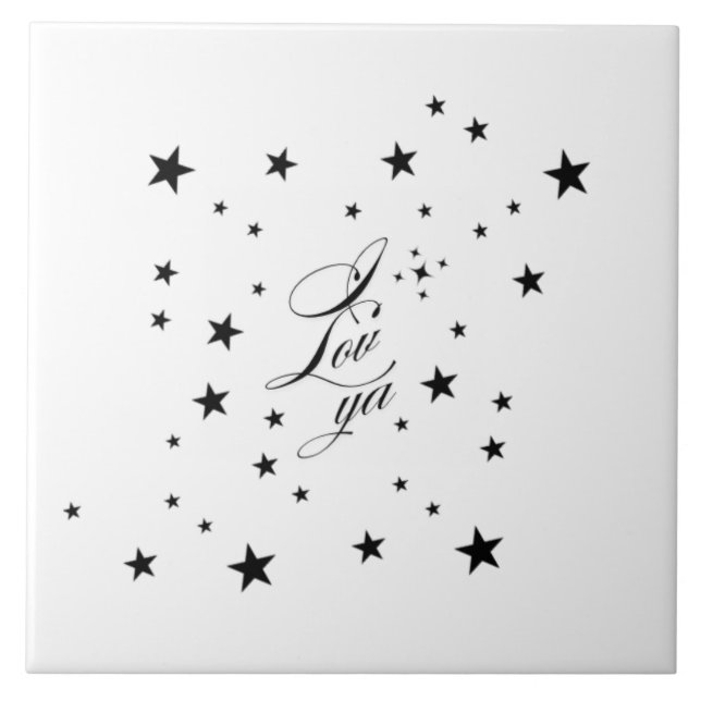 I lov ya  kakelplatta (Framsidan)