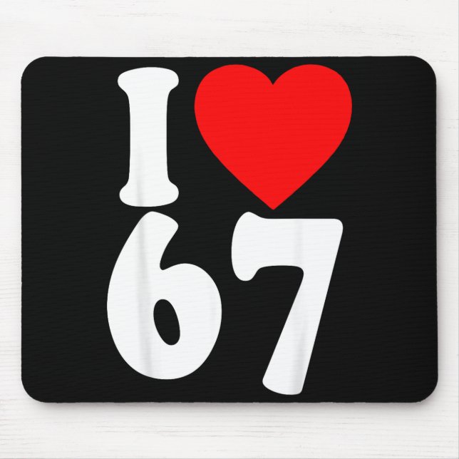 I Love 67 Meme Six Seven Matching Couples Valentin Musmatta (Framsidan)