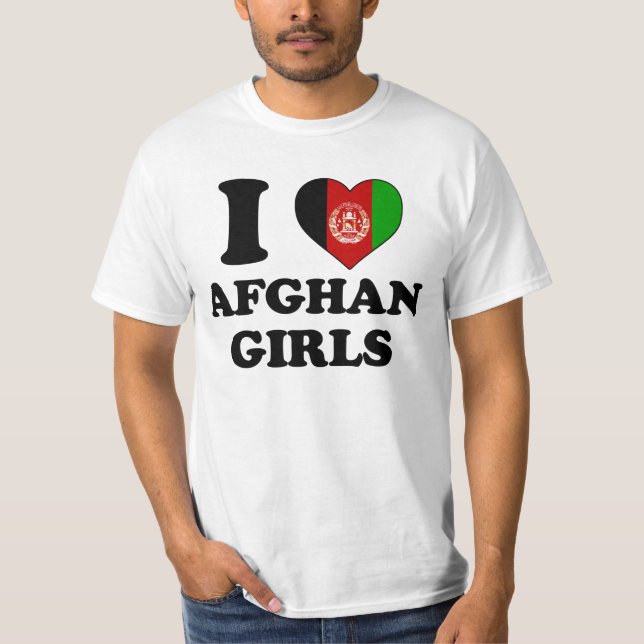 I love Afghan Girls Tröja (Framsida)