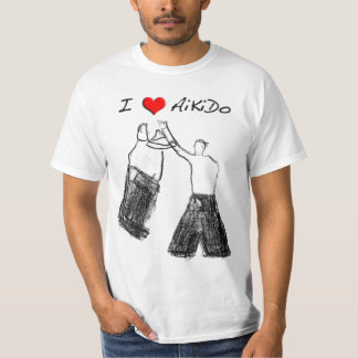 I love Aikido - Shomen-uchi Ikkyo Tee Shirt