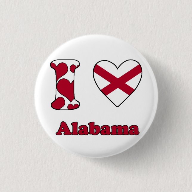 I love Alabama Knapp (Framsida)