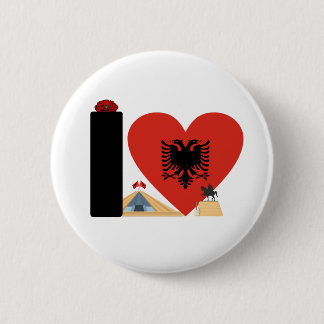 I LOVE ALBANIA - For real Albanians! Knapp