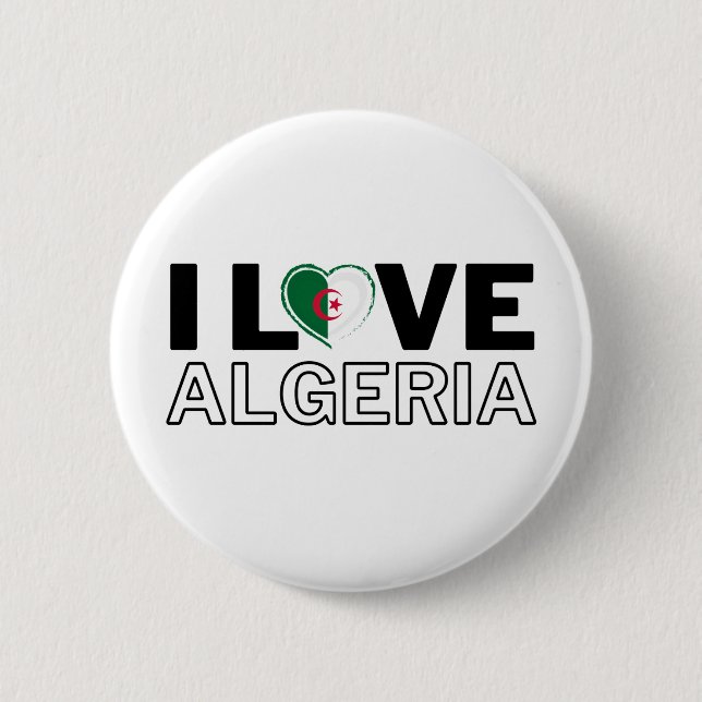 I LOVE ALGERIA - For real Algerians! Knapp (Framsida)