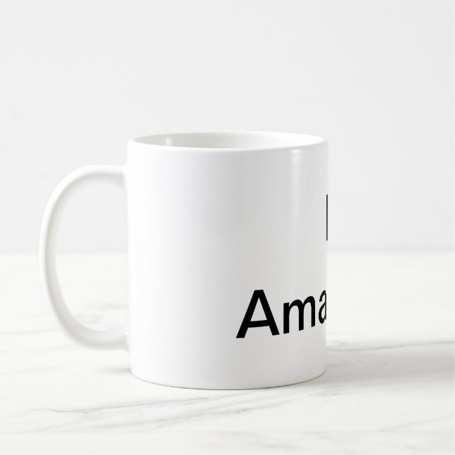 I love Amazonas Kaffemugg (Vänster)