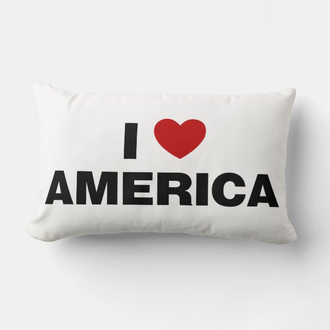 I Love America Lumbarkudde (Framsida)