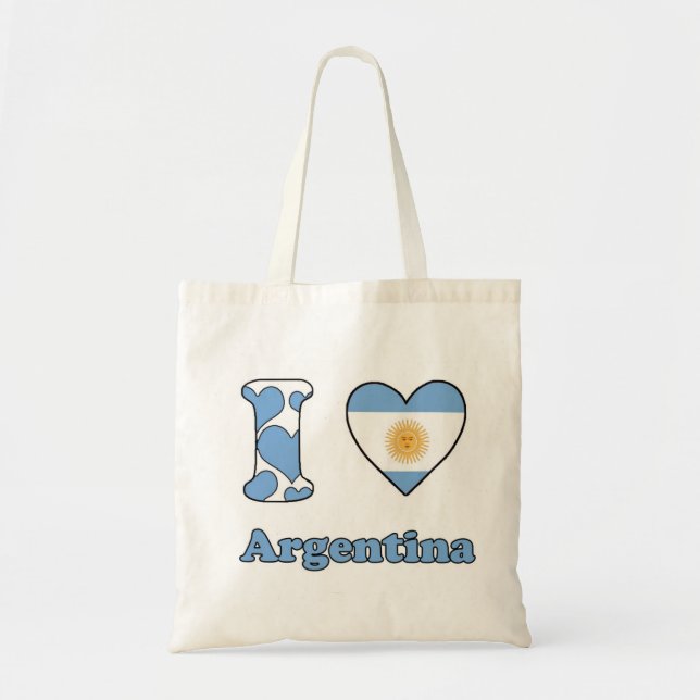 I love Argentina Tygkasse (Framsidan)