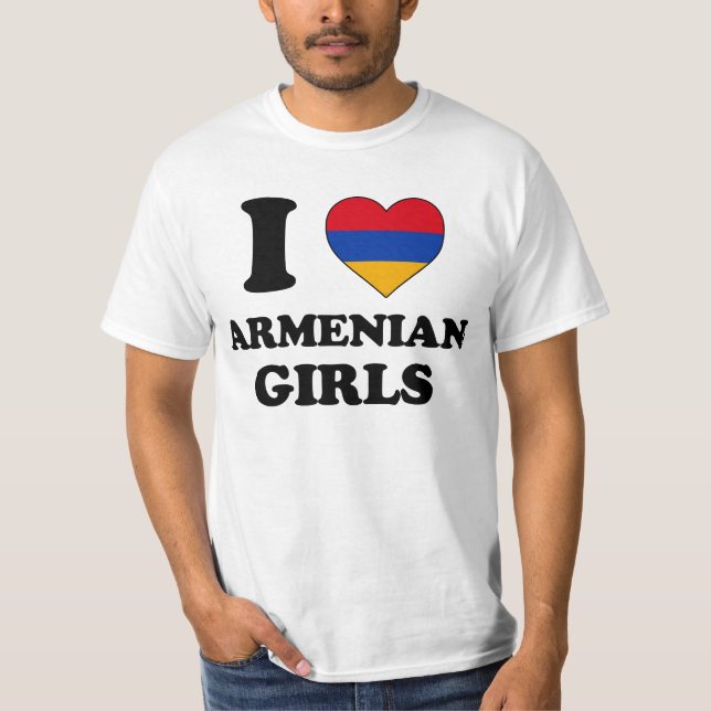 I love Armenian Girls Tröja (Framsida)