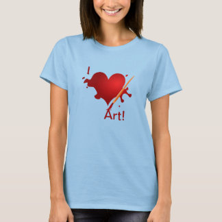 I love art! t-shirt
