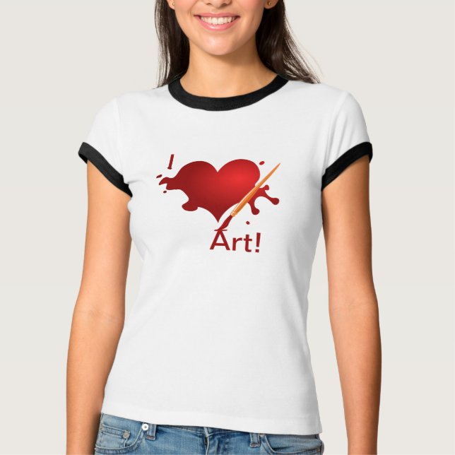I love art! tee (Framsida)
