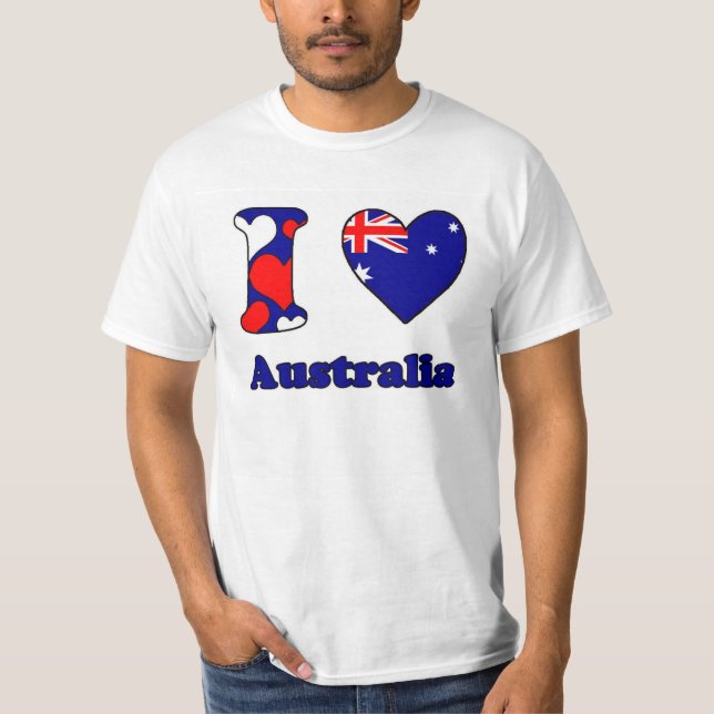 I love Australia T-shirt (Framsida)