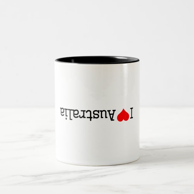 I Love Australia Två-Tonad Mugg (Center)