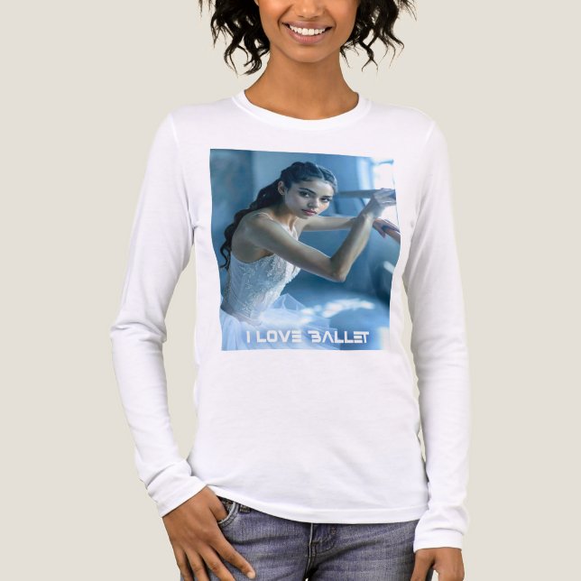 I LOVE BALLET - BALLET & DANCE T SHIRT (Framsida)