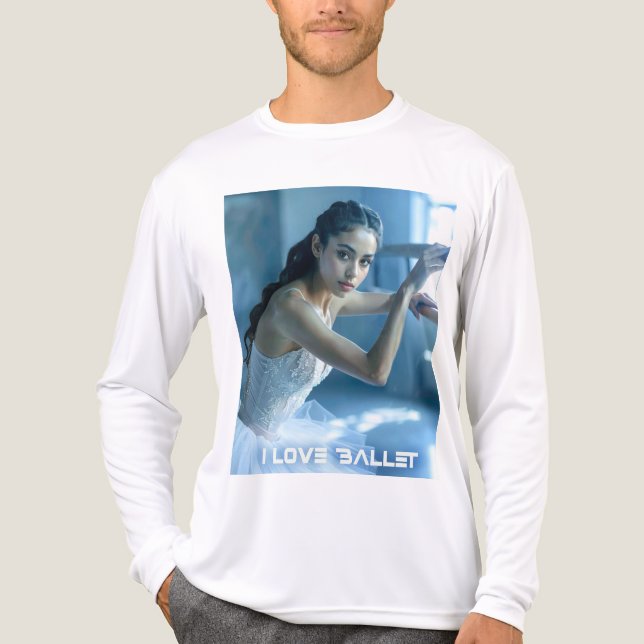 I LOVE BALLET - BALLET & DANCE T SHIRT (Framsida)