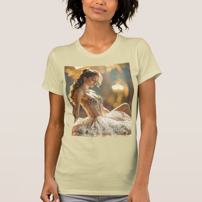 I LOVE BALLET - BALLET & DANCE T SHIRT (Framsida)