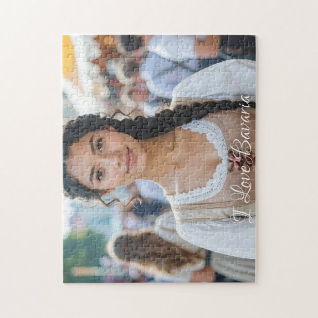 I LOVE BAVARIA - Puzzle Pussel (Vertikal)