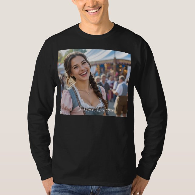 I LOVE BAVARIA T SHIRT (Framsida)