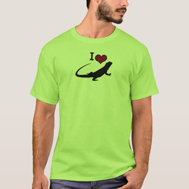 I love Bearded Dragons Shirt Tröja (Framsida)