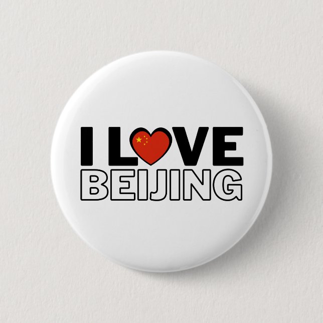 I LOVE BEIJING - For real Beijingers! Knapp (Framsida)