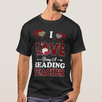 I Love Being A Reading Teacher Day Gnome T Shirt