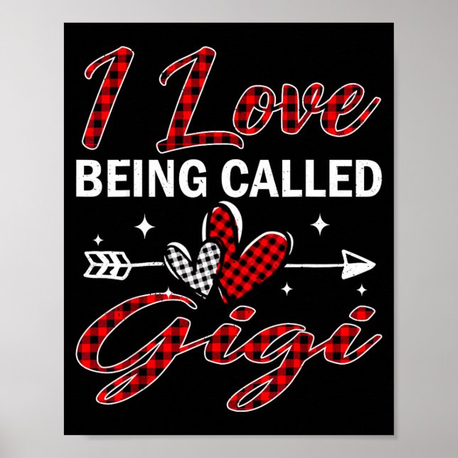 I Love Being Called Gigi Xmas Christmas Family  Poster (Framsidan)