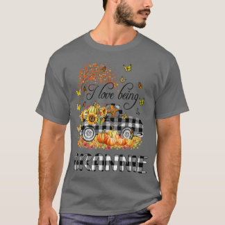 I love being GRANNIELovely Truck Autumn T Shirt