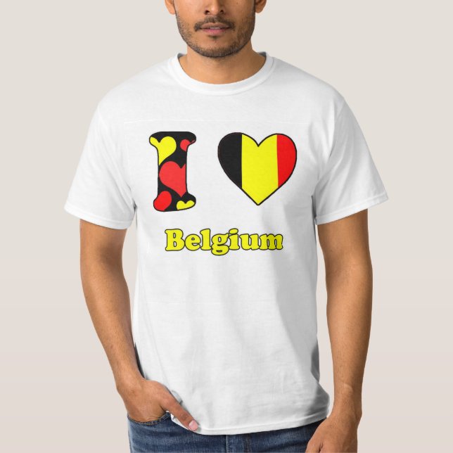 I love Belgium T-shirt (Framsida)