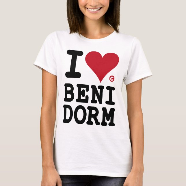 I LOVE BENIDORM TEE (Framsida)