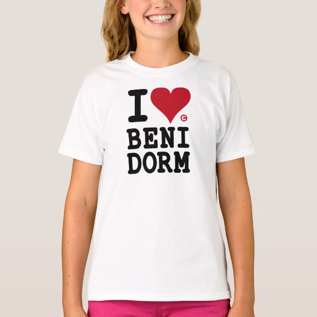 I LOVE BENIDORM TEE SHIRT (Framsida)