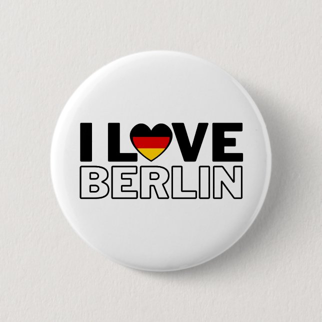 I LOVE BERLIN - For real Berliners! Knapp (Framsida)