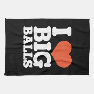 I Love Big Balls, Hetero Women Gay Men Lovers Ball Kökshandduk