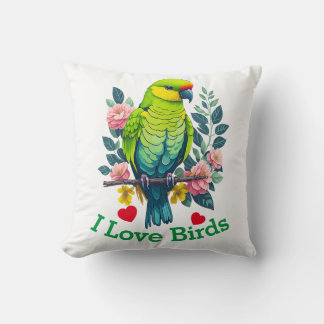 i love birds kudde