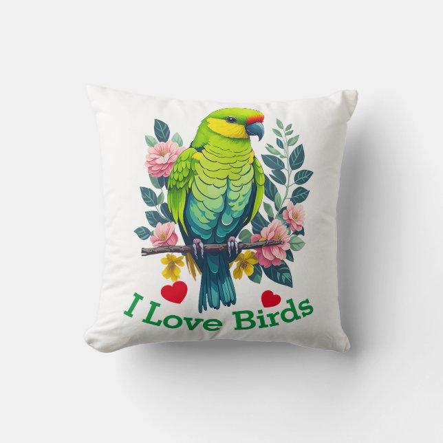 i love birds kudde (Framsida)