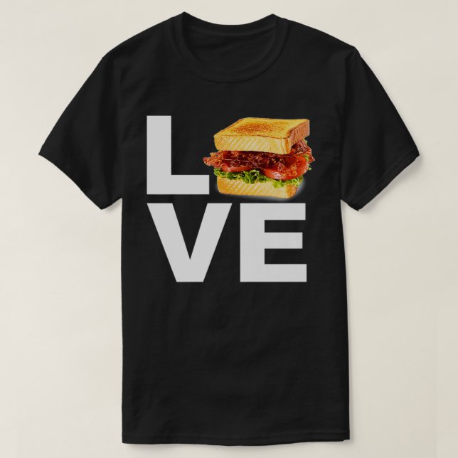 I Love BLT naruto shirt  T Shirt (Design framsida)