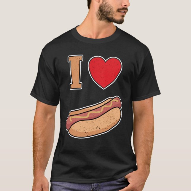 I love bockwurst with mustard t shirt (Framsida)