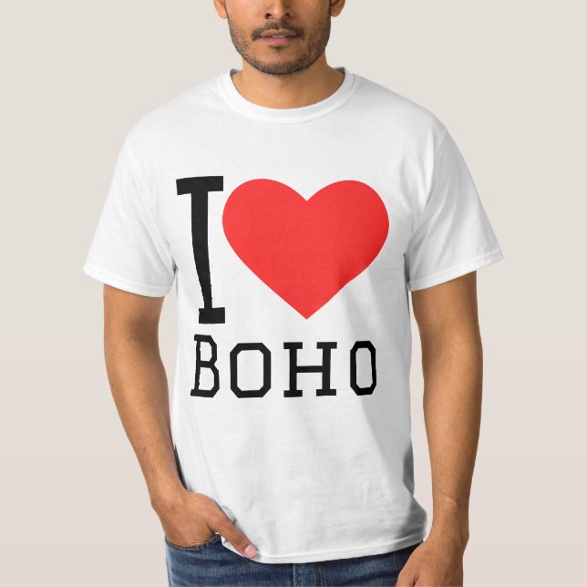 I love boho t shirt (Framsida)