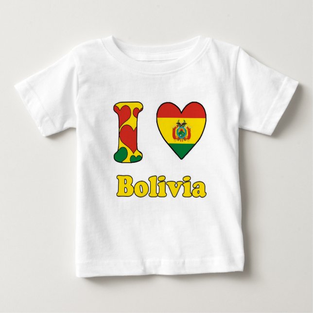 I love Bolivia Tröja (Framsida)