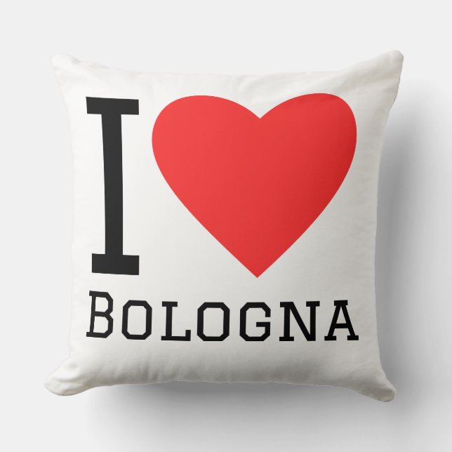 I love bologna kudde (Framsida)