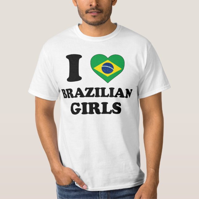 I love Brazilian Girls Tröja (Framsida)