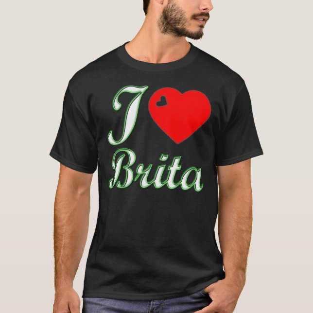 I Love Brita Tee (Framsida)