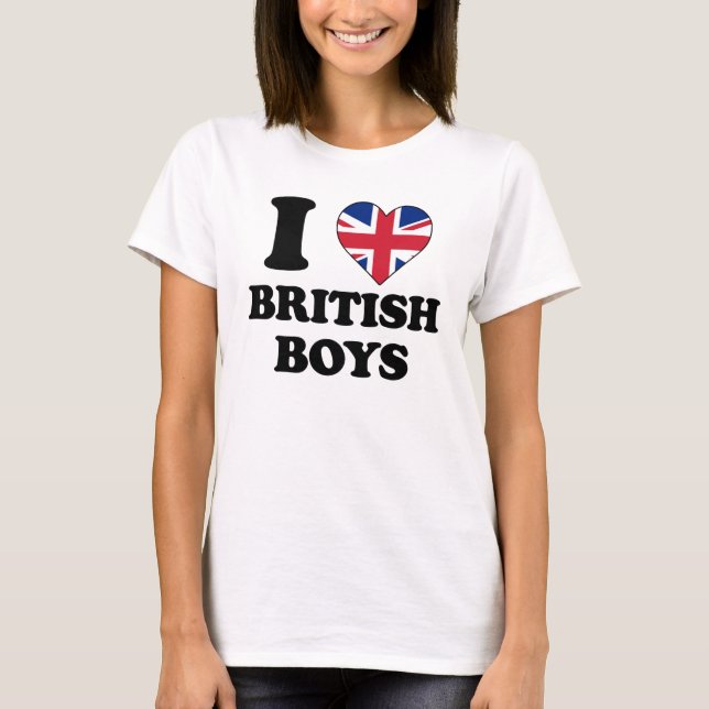 I love British Boys Tee (Framsida)
