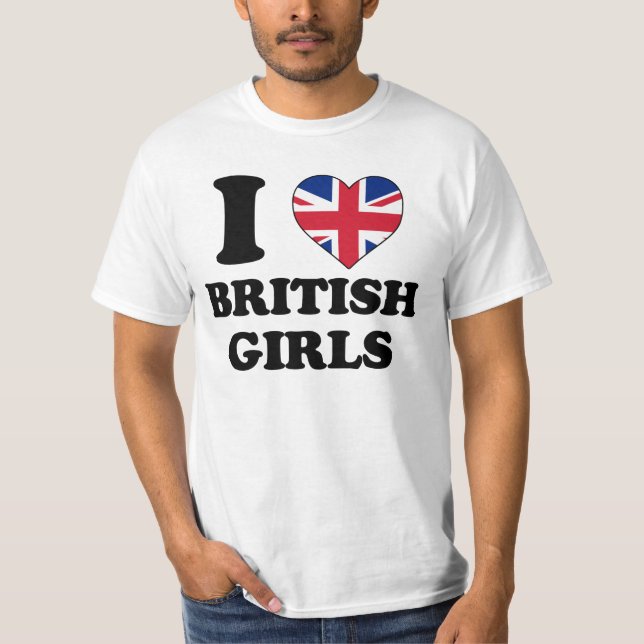 I love British Girls Tröja (Framsida)