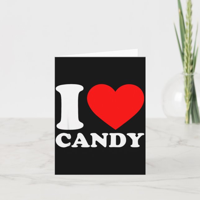 I Love Candy  Kort (Framsida)